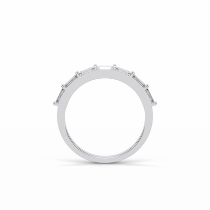0.56 TCW Baguette Shaped Wedding Band 4