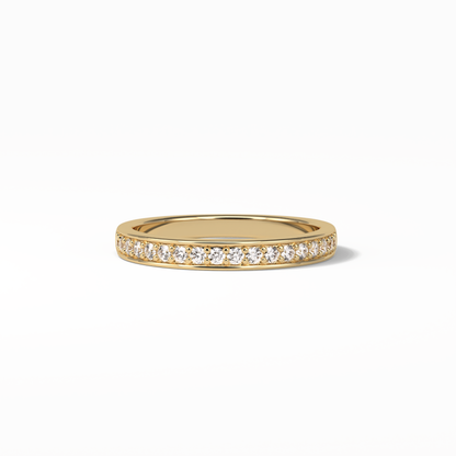 0.3 TCW Round Shaped Wedding Band 8