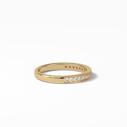 0.3 TCW Round Shaped Wedding Band 13