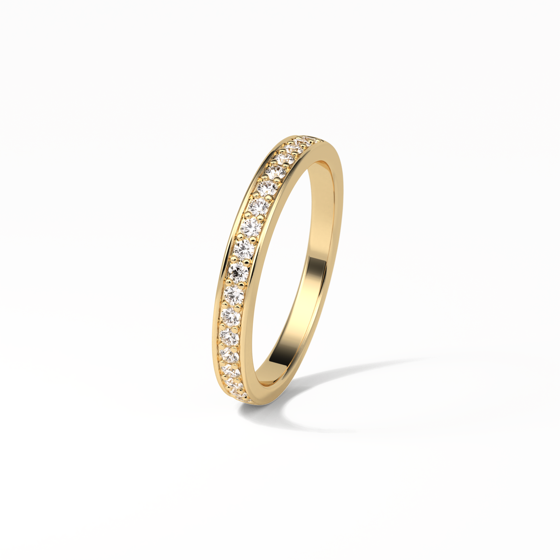 0.3 TCW Round Shaped Wedding Band 11