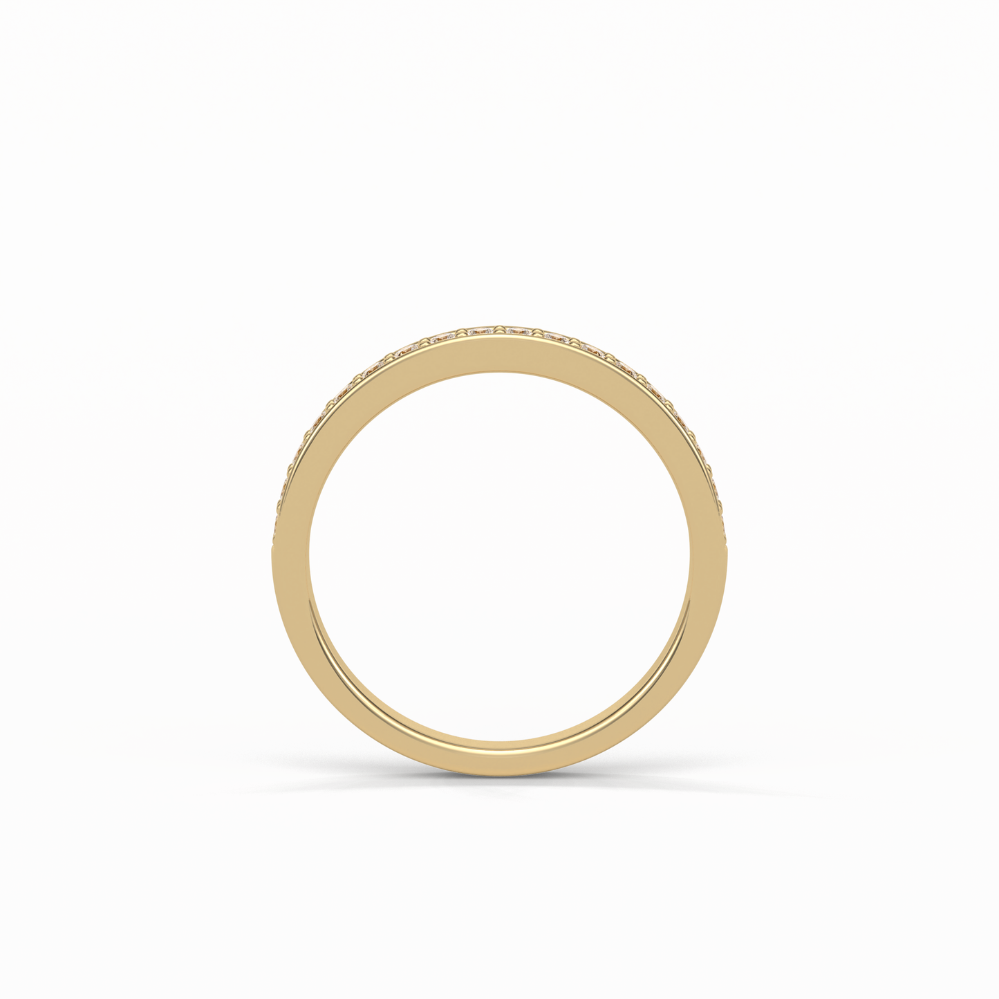 0.3 TCW Round Shaped Wedding Band 21
