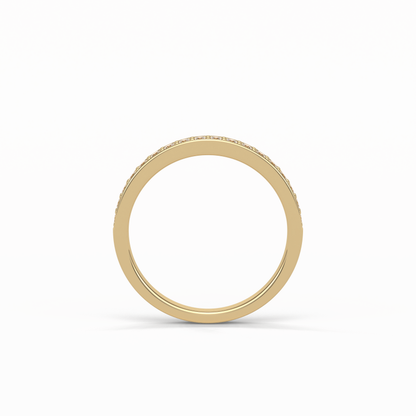 0.3 TCW Round Shaped Wedding Band 21
