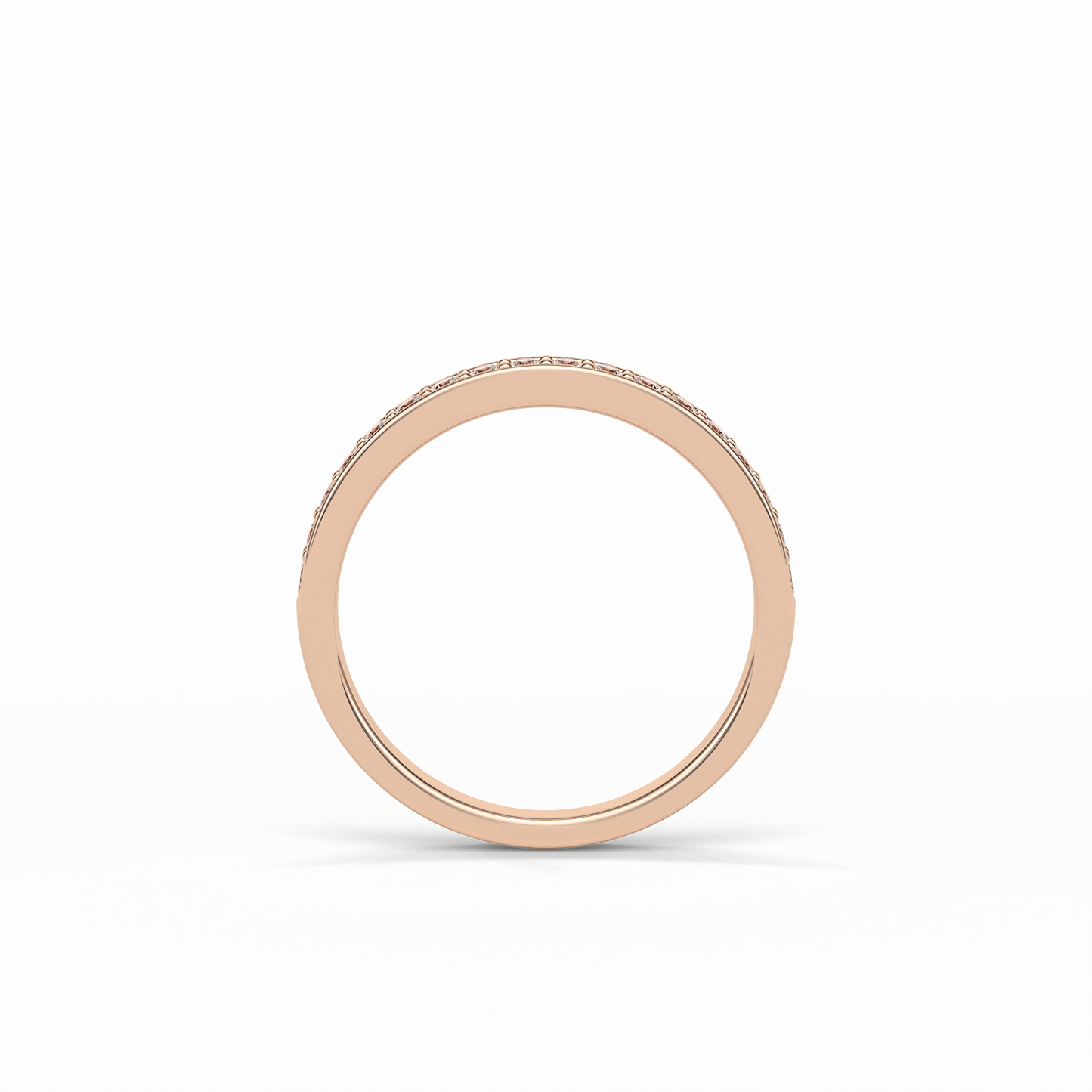 0.3 TCW Round Shaped Wedding Band 20