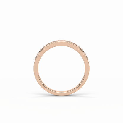 0.3 TCW Round Shaped Wedding Band 20