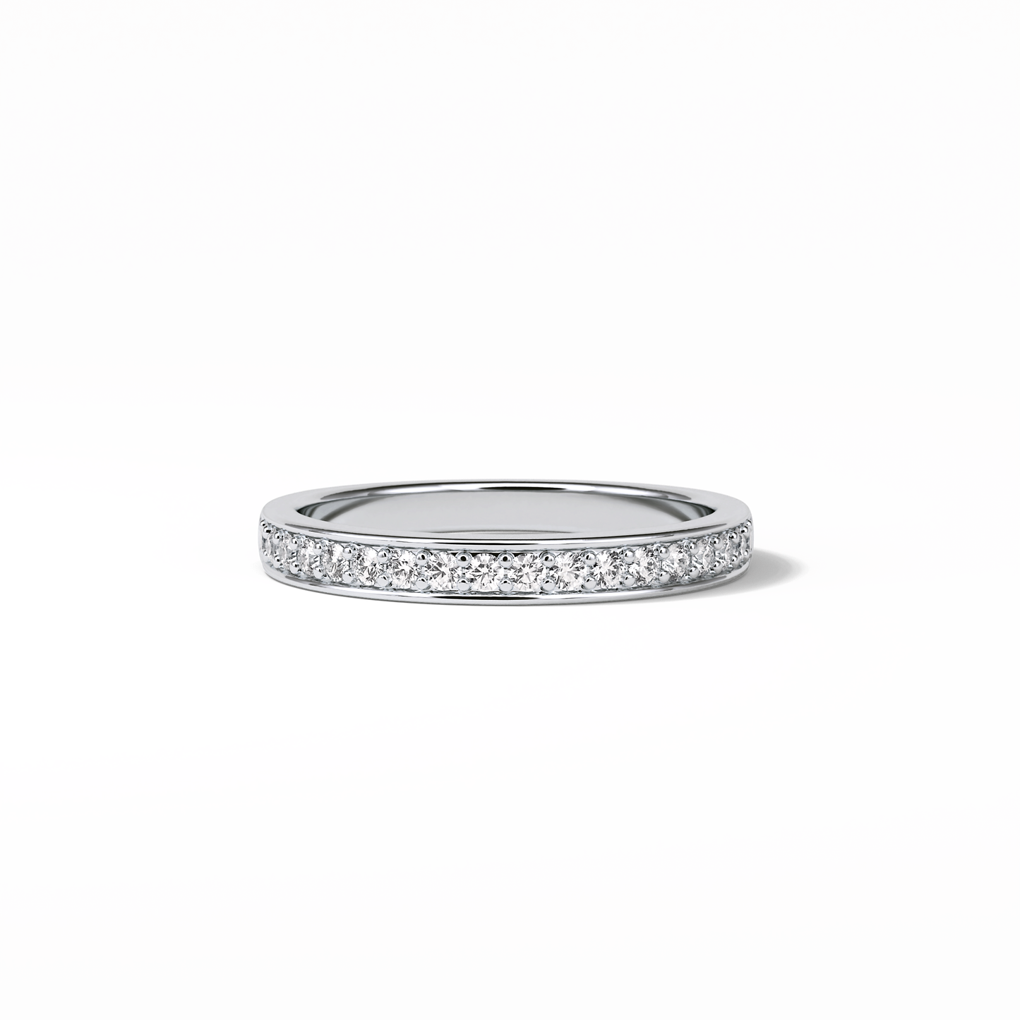 0.3 TCW Round Shaped Wedding Band 1