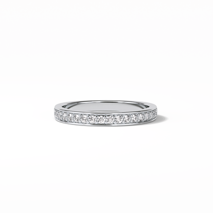 0.3 TCW Round Shaped Wedding Band 1