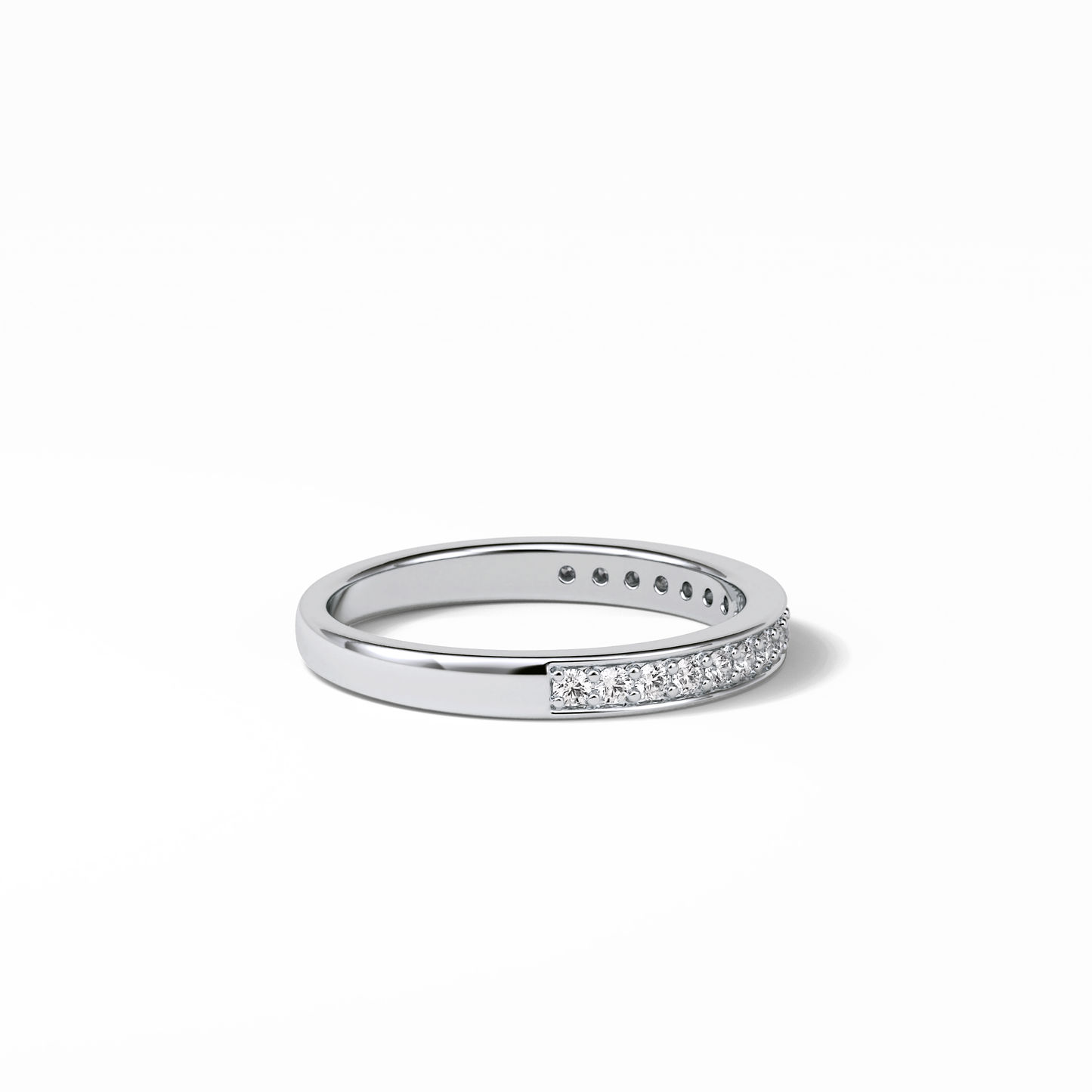 0.3 TCW Round Shaped Wedding Band 2