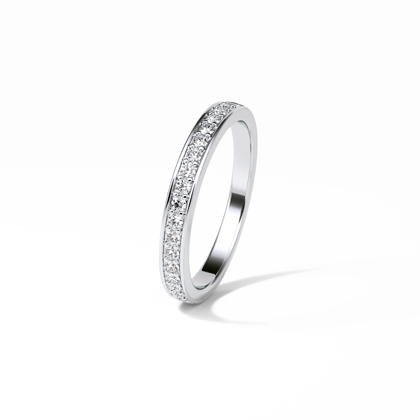 0.3 TCW Round Shaped Wedding Band 7