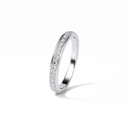 0.3 TCW Round Shaped Wedding Band 7