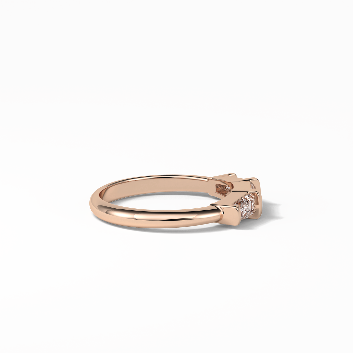 0.52 TCW Baguette Shaped Wedding Band 19