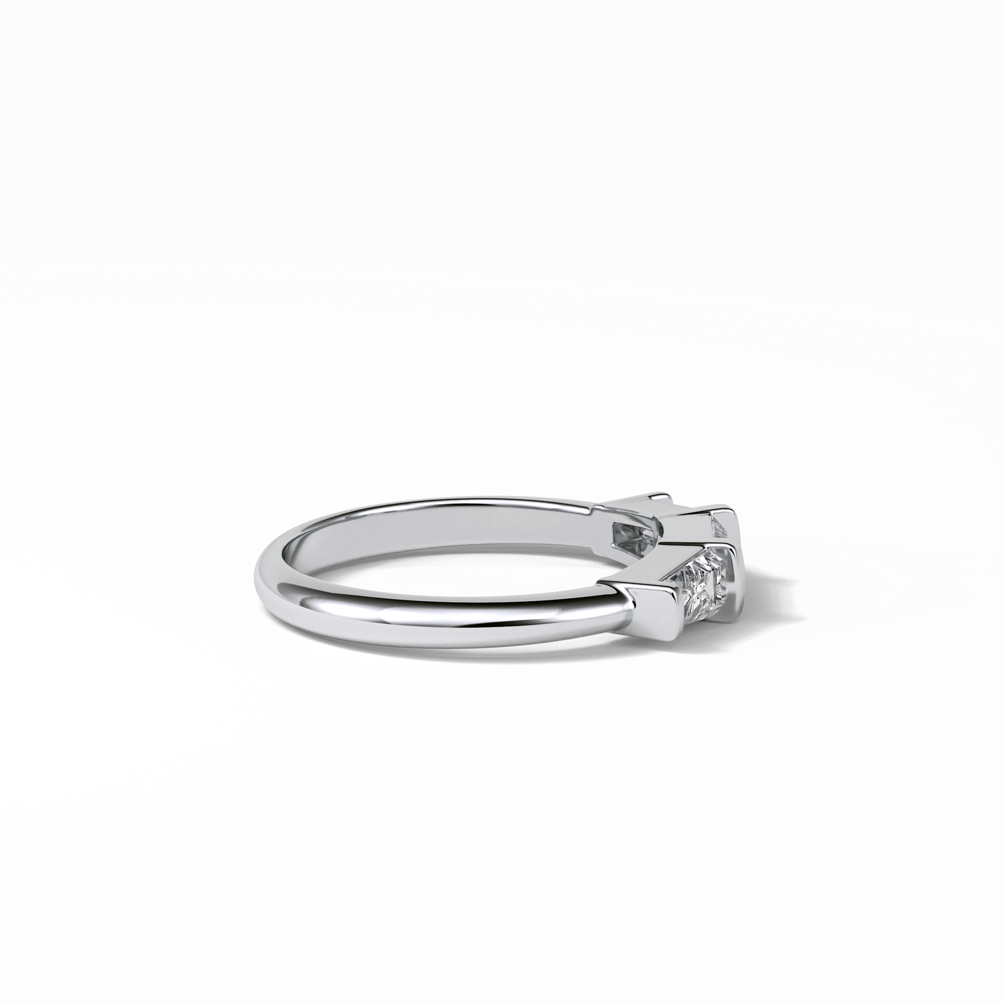 0.52 TCW Baguette Shaped Wedding Band 6