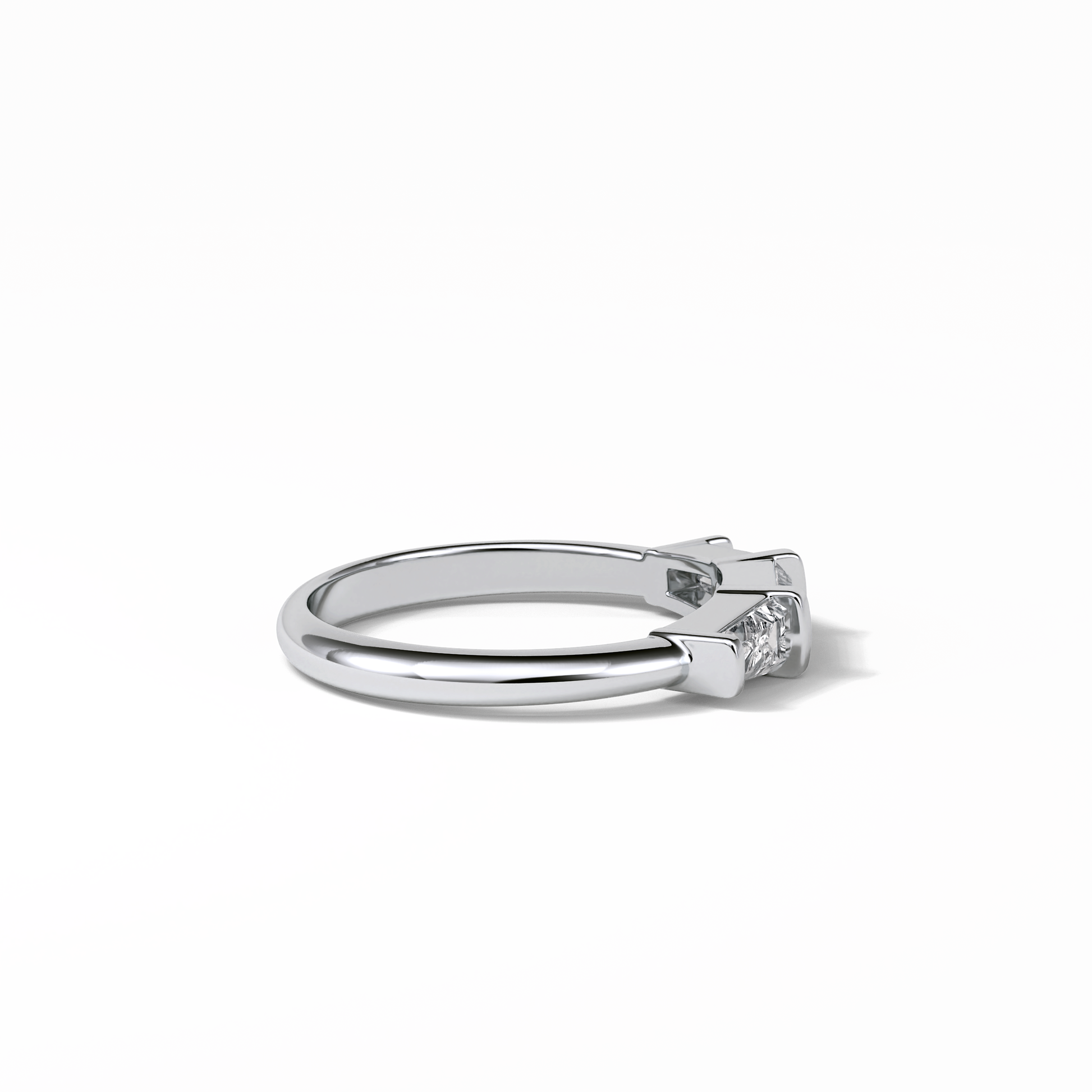 0.52 TCW Baguette Shaped Wedding Band 6