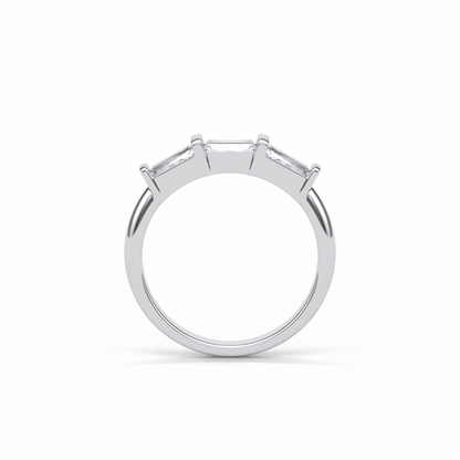 0.52 TCW Baguette Shaped Wedding Band 4