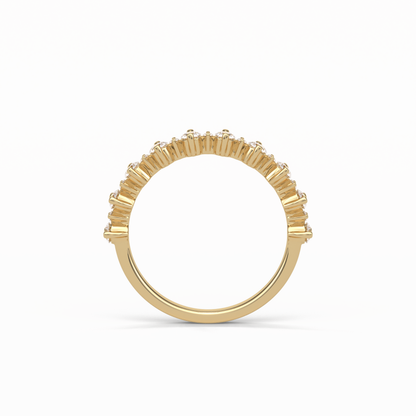 0.52 TCW Round Shaped Wedding Band 9