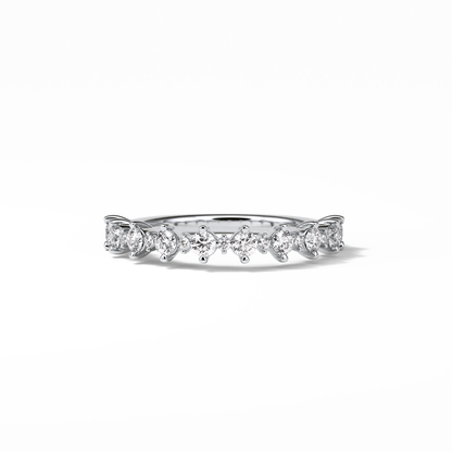 0.52 TCW Round Shaped Wedding Band 1