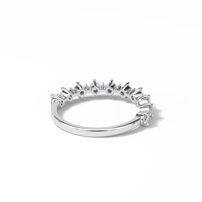 0.52 TCW Round Shaped Wedding Band 6