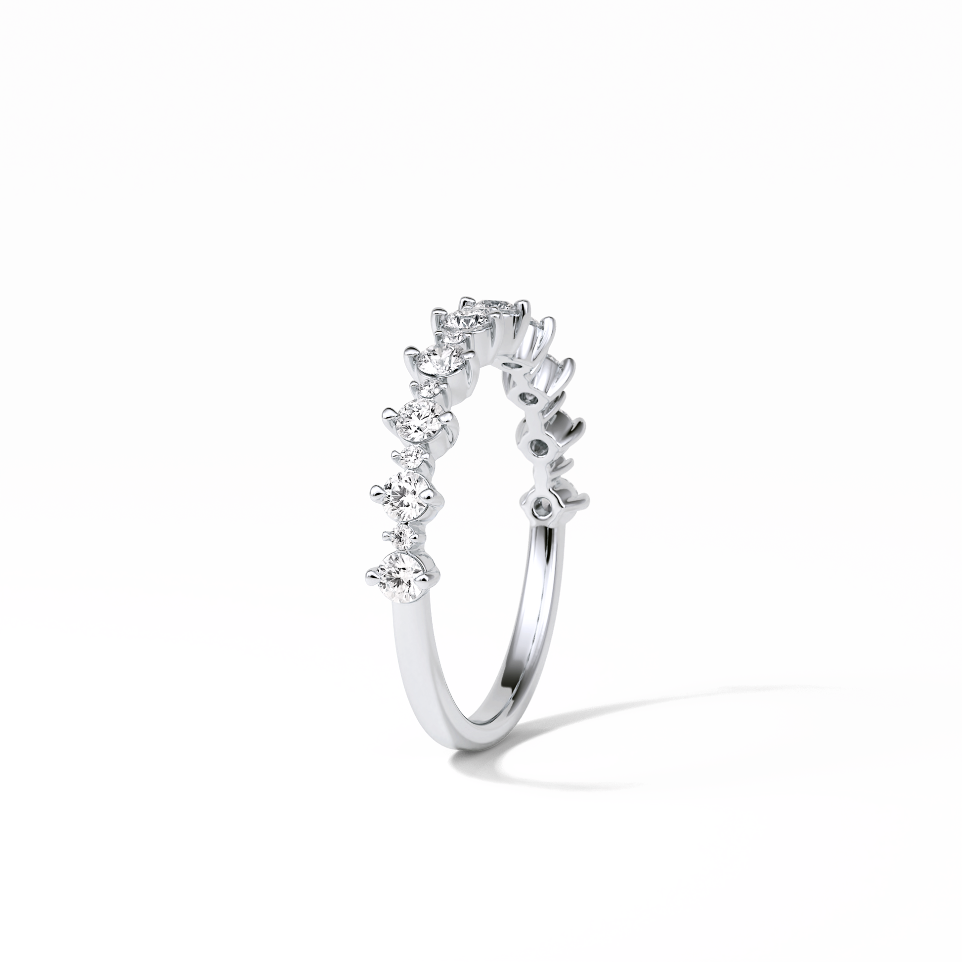 0.52 TCW Round Shaped Wedding Band 5