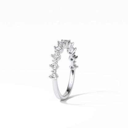 0.52 TCW Round Shaped Wedding Band 5