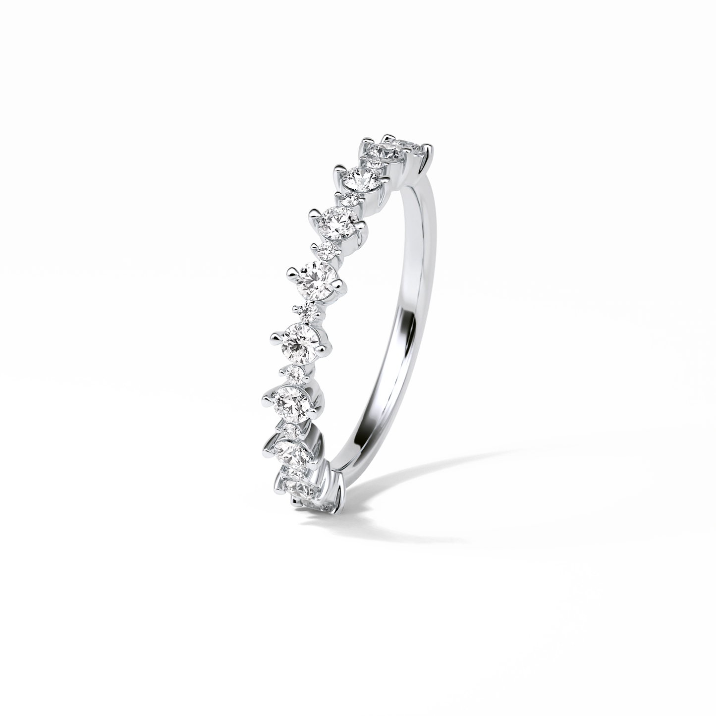 0.52 TCW Round Shaped Wedding Band 2