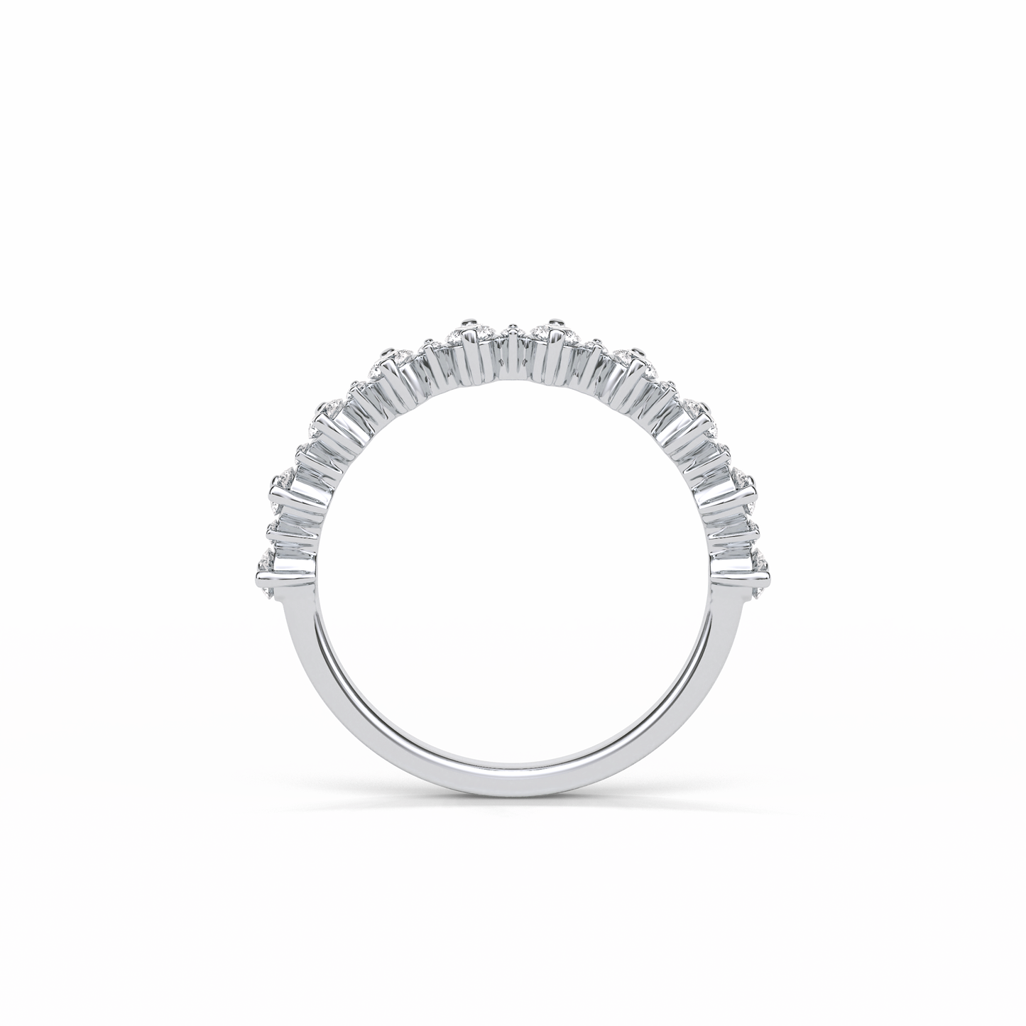 0.52 TCW Round Shaped Wedding Band 3