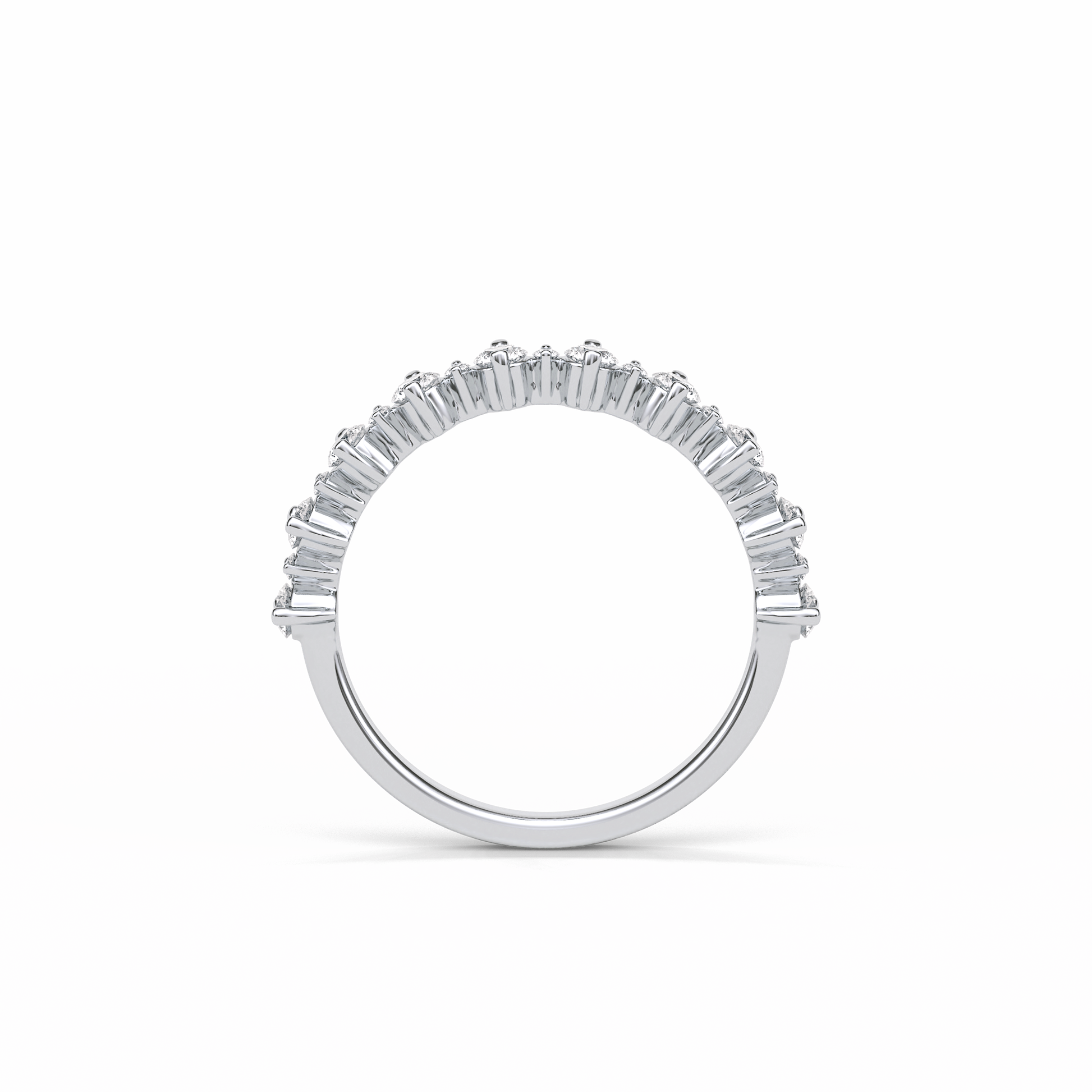 0.52 TCW Round Shaped Wedding Band 3