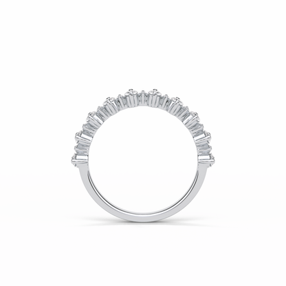 0.52 TCW Round Shaped Wedding Band 3