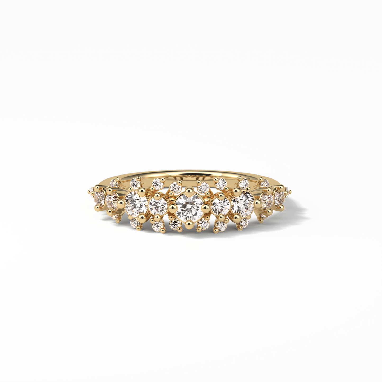 0.64 TCW Round Shaped Wedding Band 8