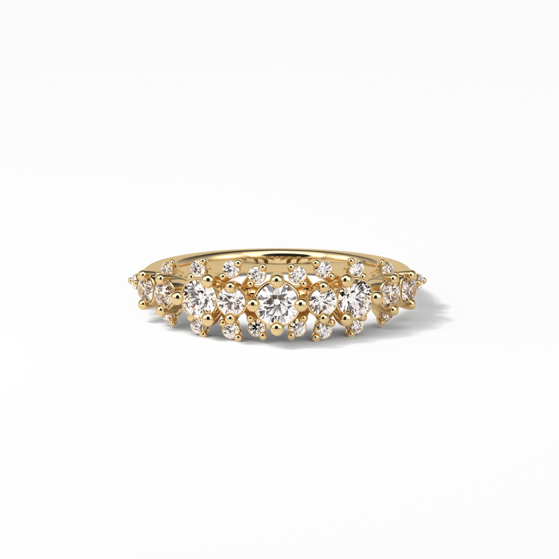0.64 TCW Round Shaped Wedding Band 8
