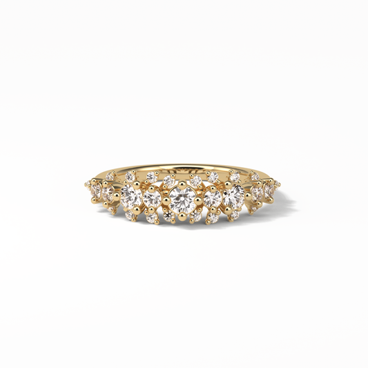 0.64 TCW Round Shaped Wedding Band 8