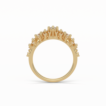 0.64 TCW Round Shaped Wedding Band 11