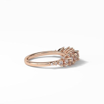0.64 TCW Round Shaped Wedding Band 20