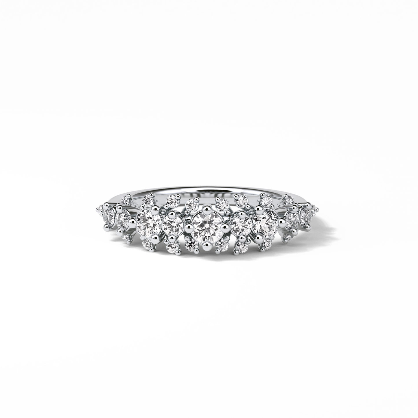 0.64 TCW Round Shaped Wedding Band 1