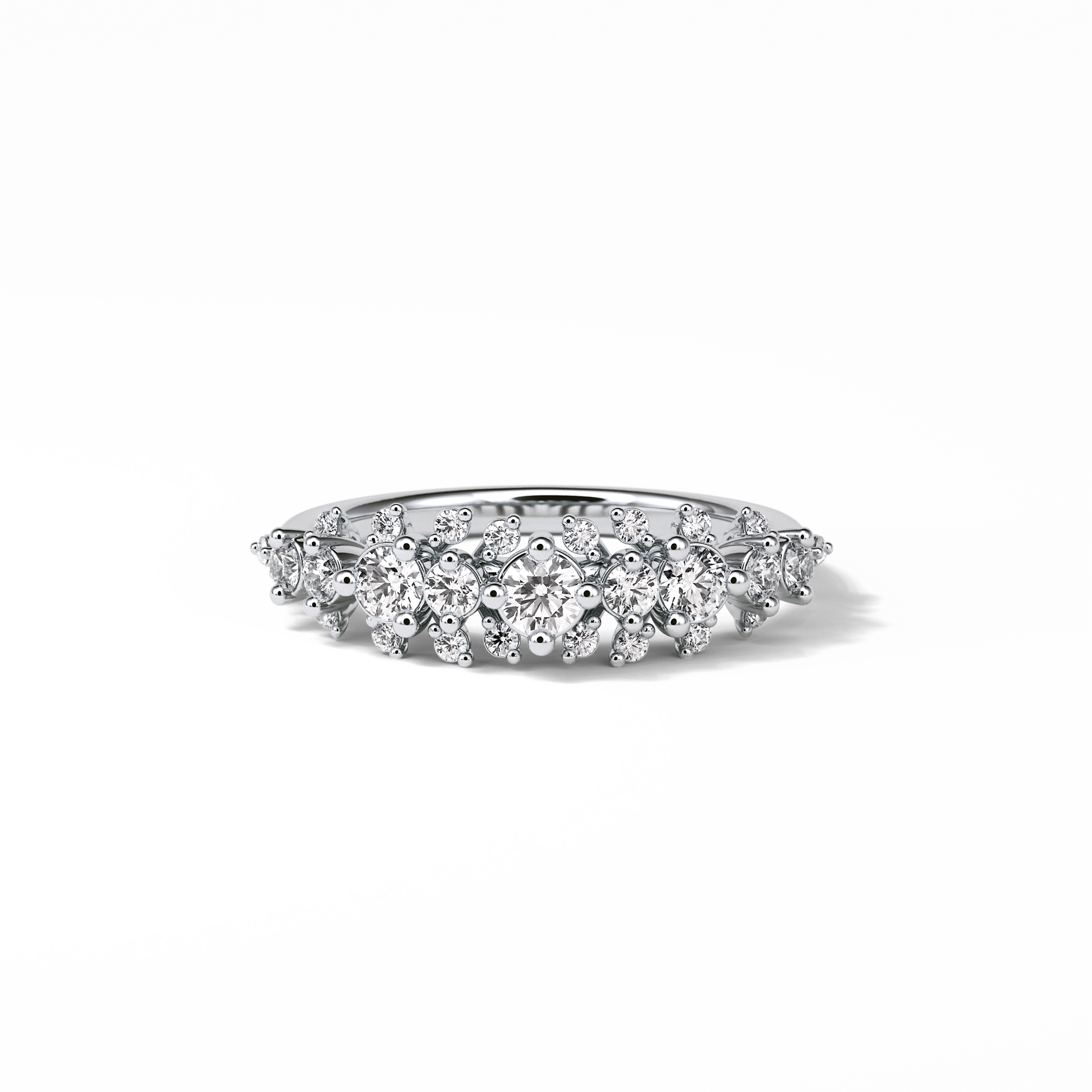 0.64 TCW Round Shaped Wedding Band 1