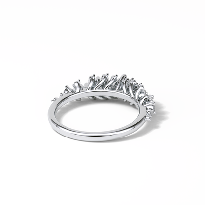 0.64 TCW Round Shaped Wedding Band 7