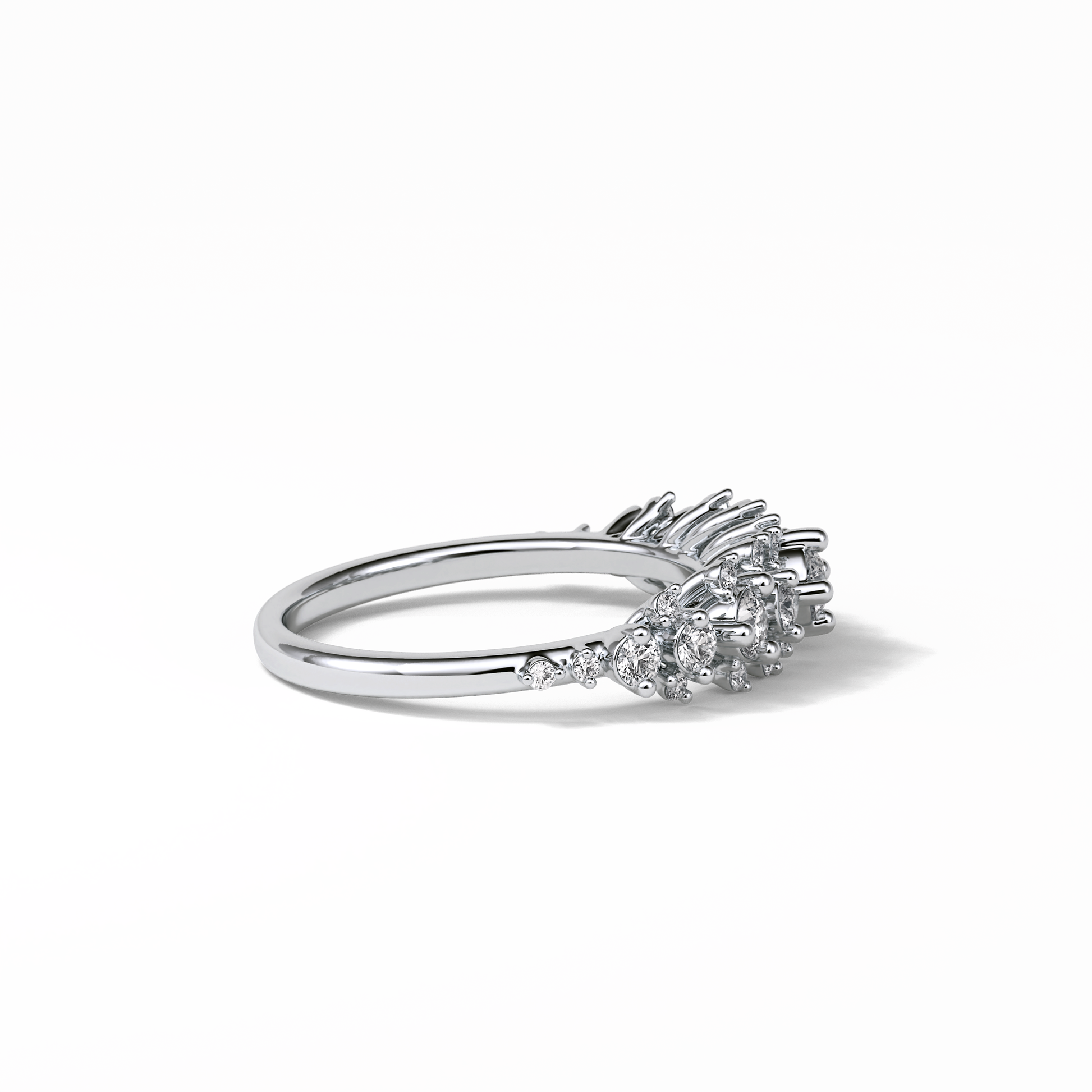 0.64 TCW Round Shaped Wedding Band 6