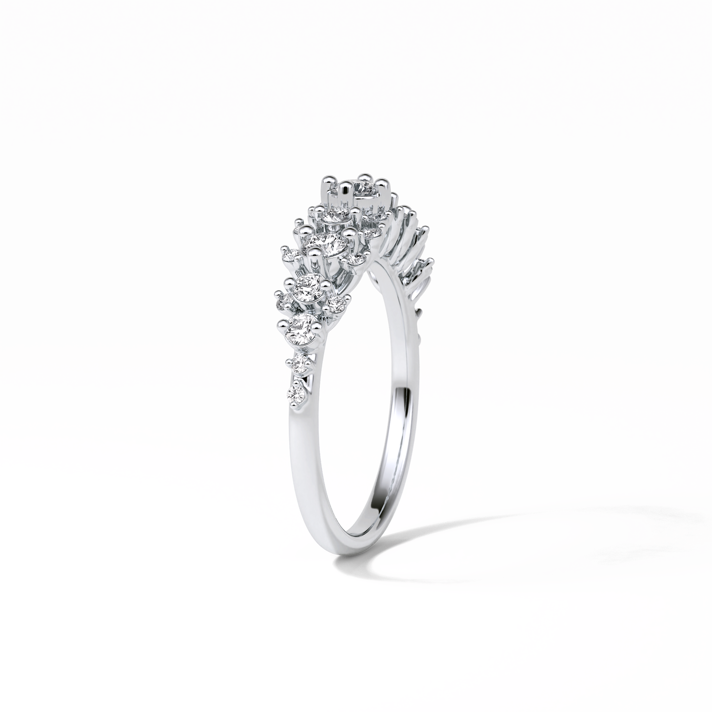 0.64 TCW Round Shaped Wedding Band 3