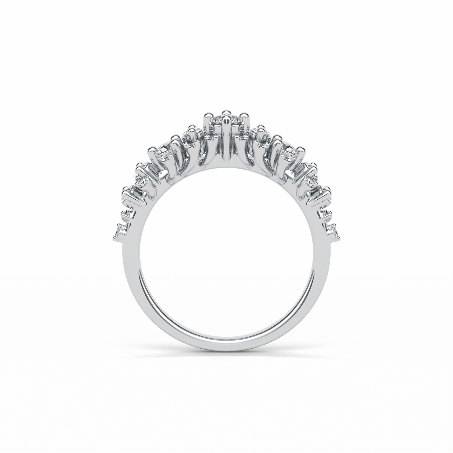0.64 TCW Round Shaped Wedding Band 5