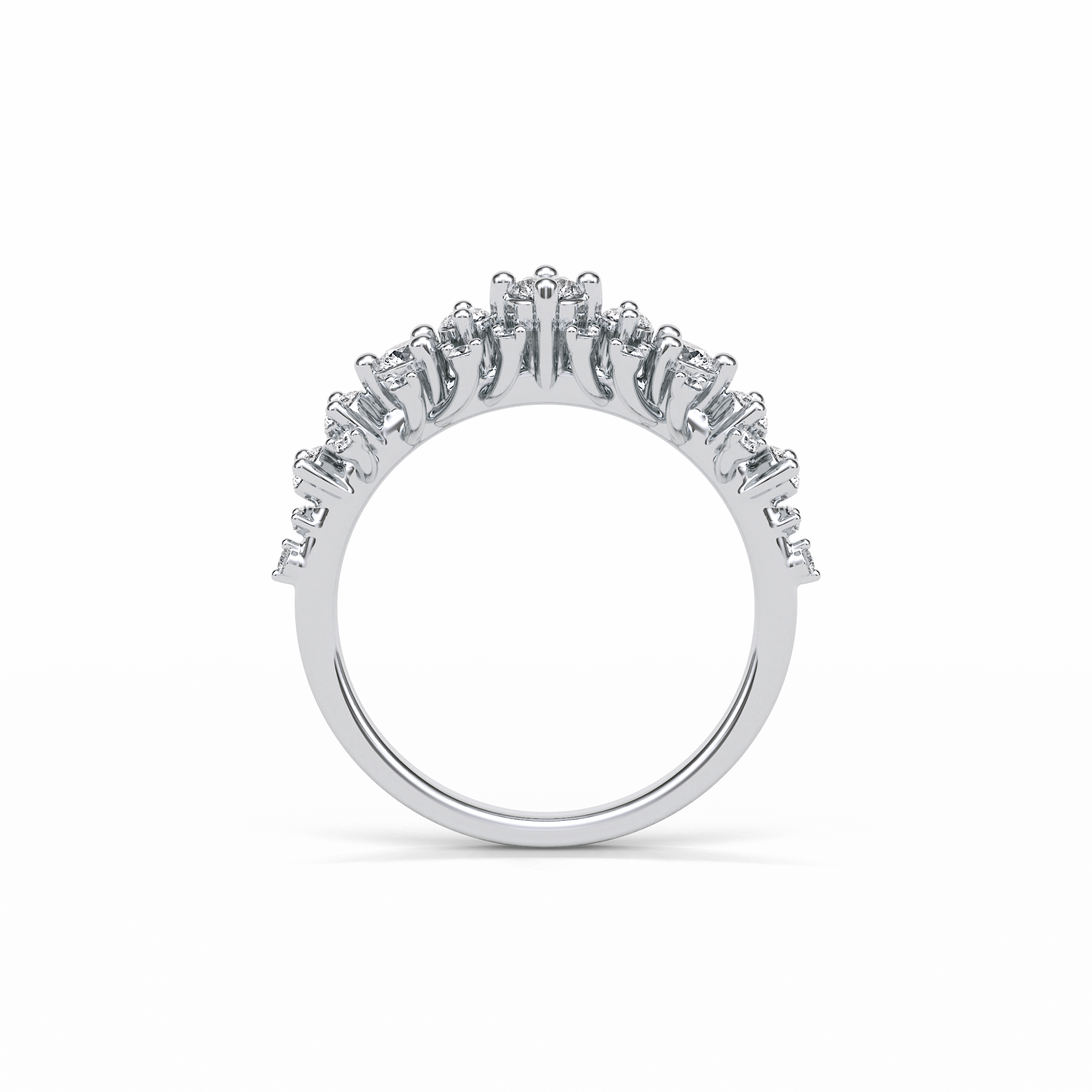 0.64 TCW Round Shaped Wedding Band 5