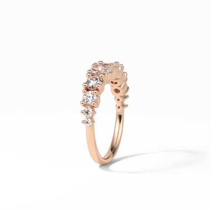 1.2 TCW Oval and Round Shaped Wedding Band 19