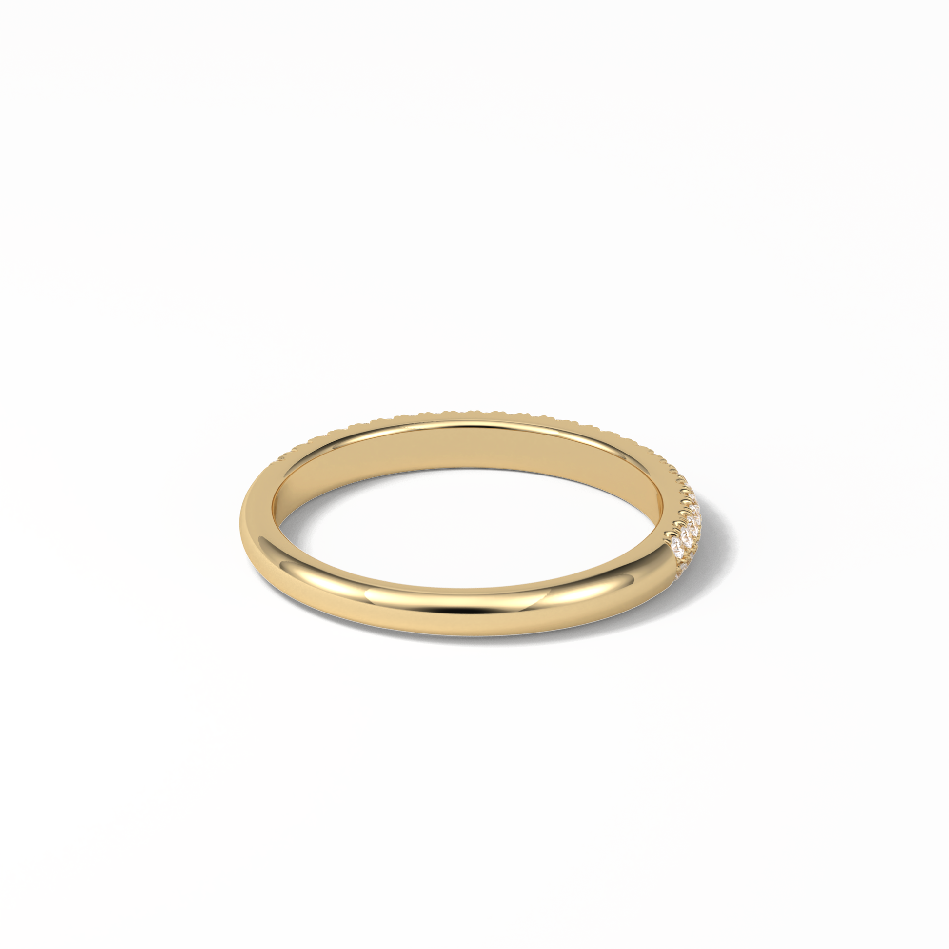 0.32 TCW Round Shaped Wedding Band 11