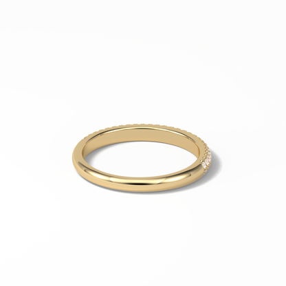 0.32 TCW Round Shaped Wedding Band 11