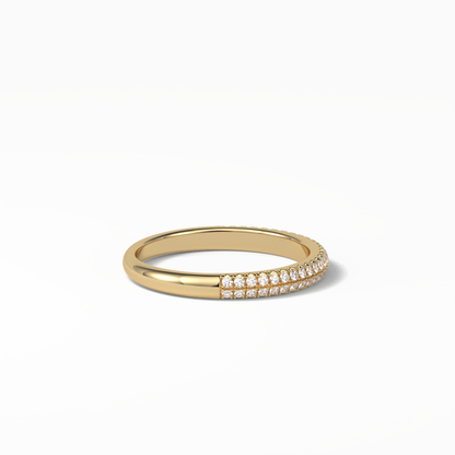 0.32 TCW Round Shaped Wedding Band 13