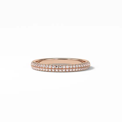 0.32 TCW Round Shaped Wedding Band 15