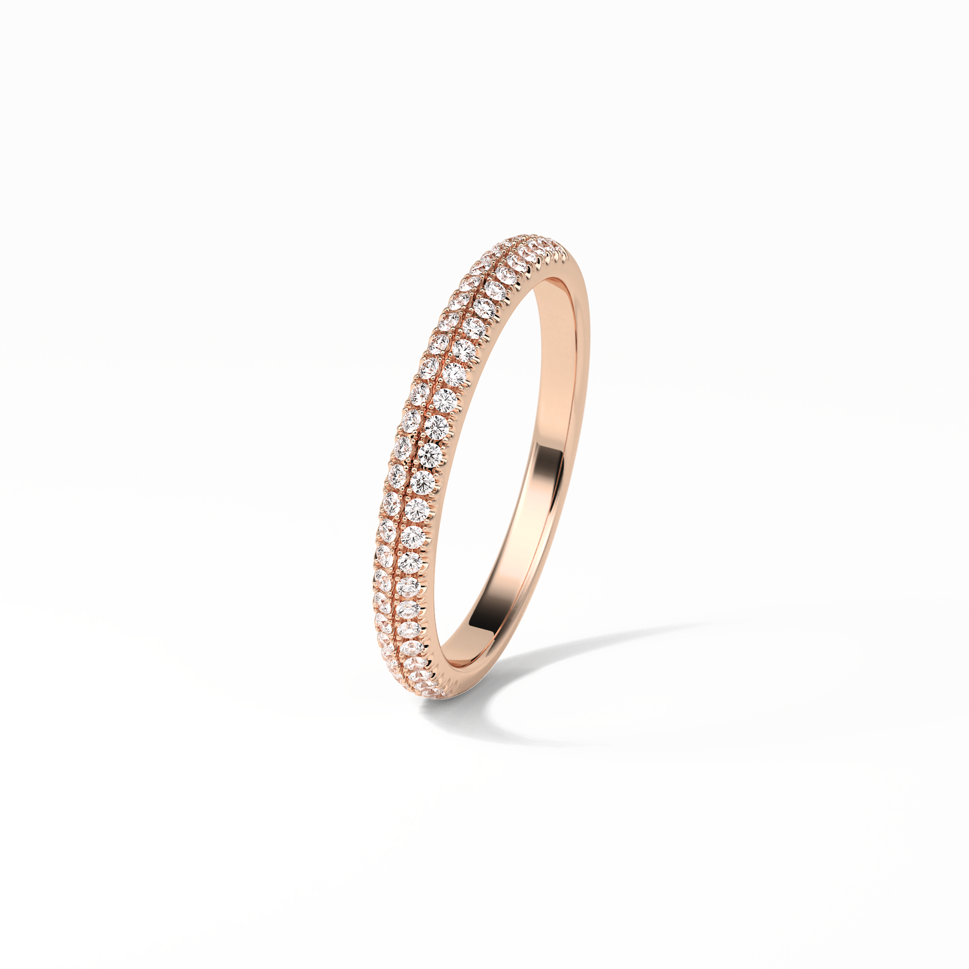 0.32 TCW Round Shaped Wedding Band 16