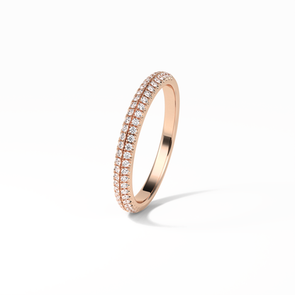 0.32 TCW Round Shaped Wedding Band 16