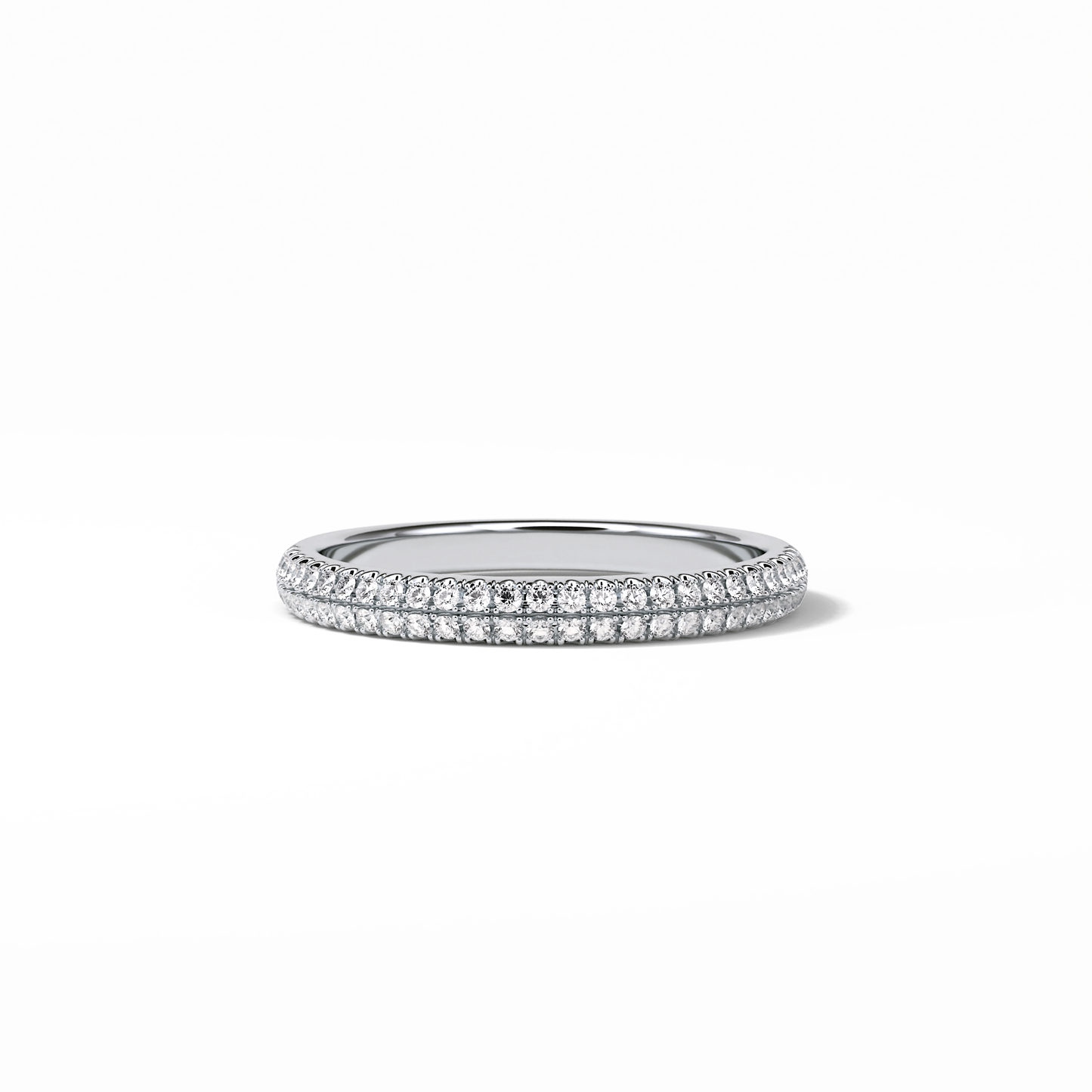 0.32 TCW Round Shaped Wedding Band 1