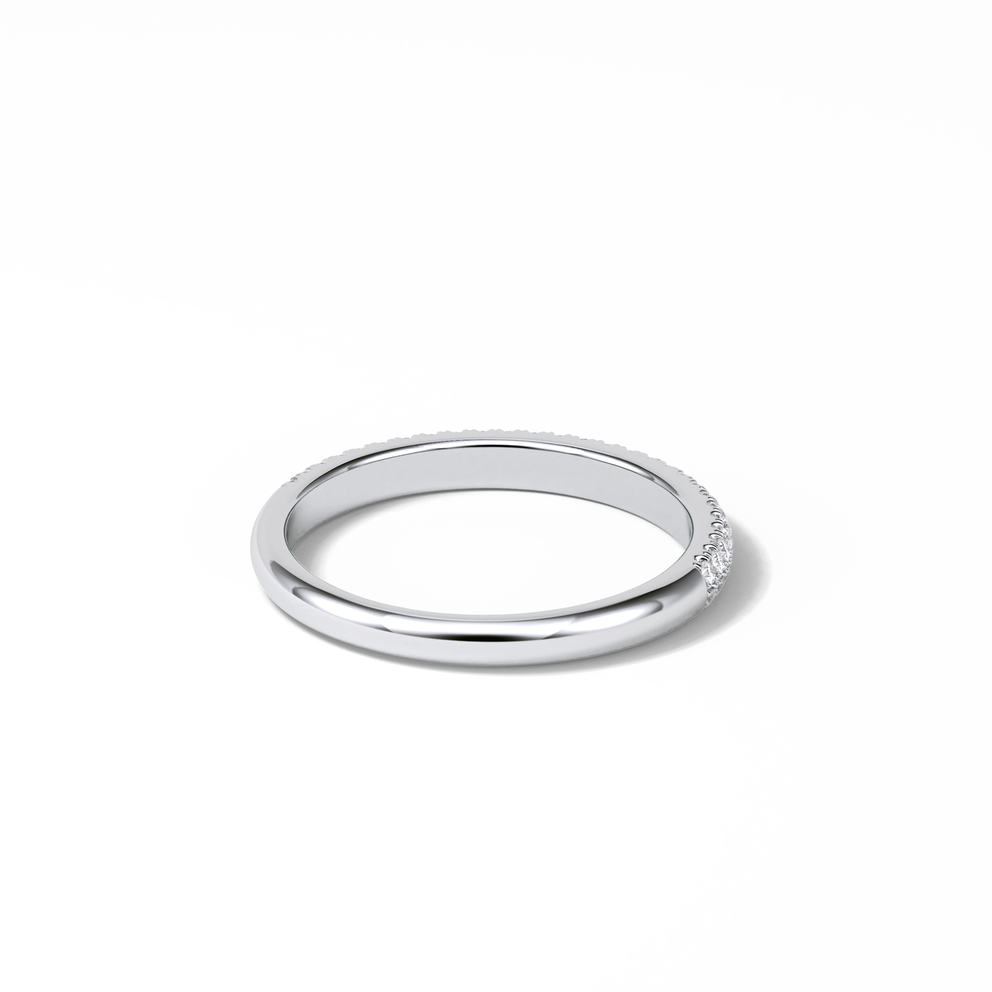 0.32 TCW Round Shaped Wedding Band 6