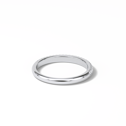 0.32 TCW Round Shaped Wedding Band 6