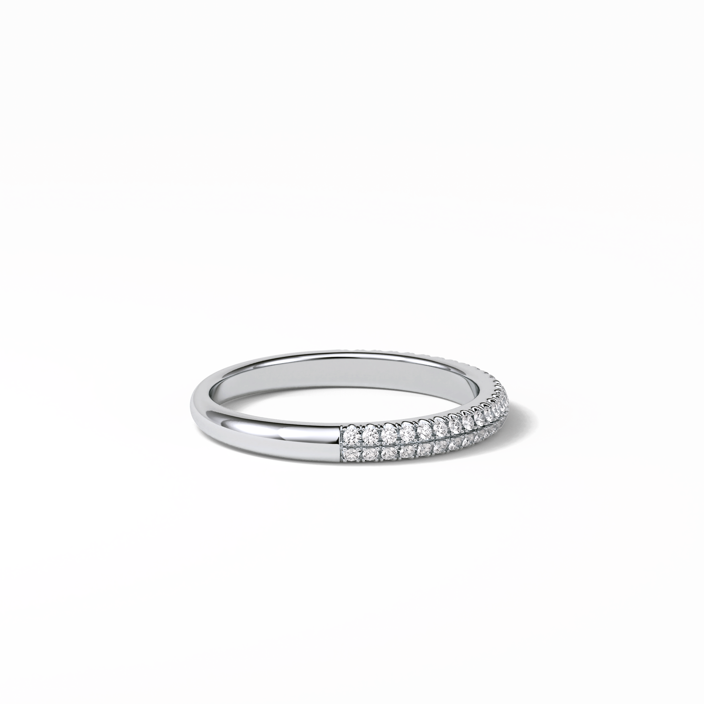 0.32 TCW Round Shaped Wedding Band 2