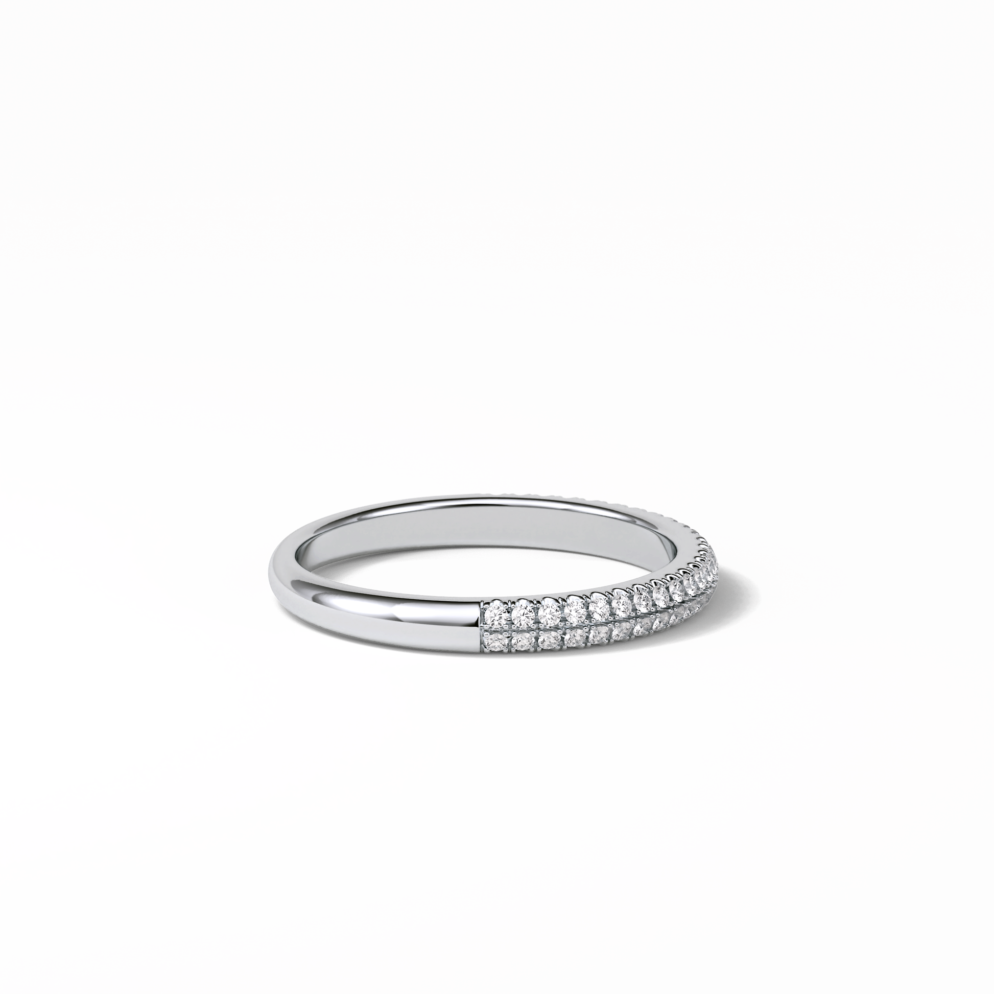 0.32 TCW Round Shaped Wedding Band 2